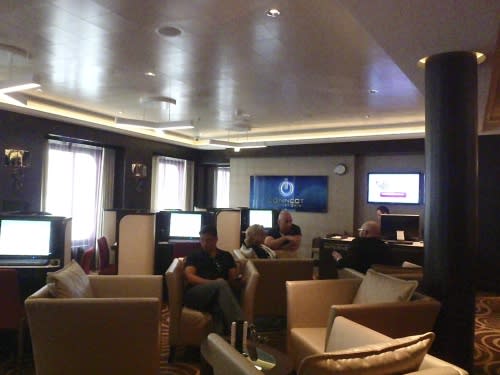 Norwegian Breakaway's Connect Internet Cafe